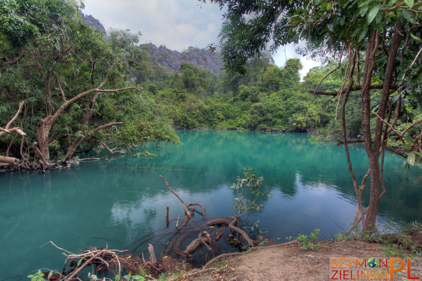 Tha Khaek Loop, Laos - Day 4 - Khoung Kong Leng lake (Evening Gong lake)