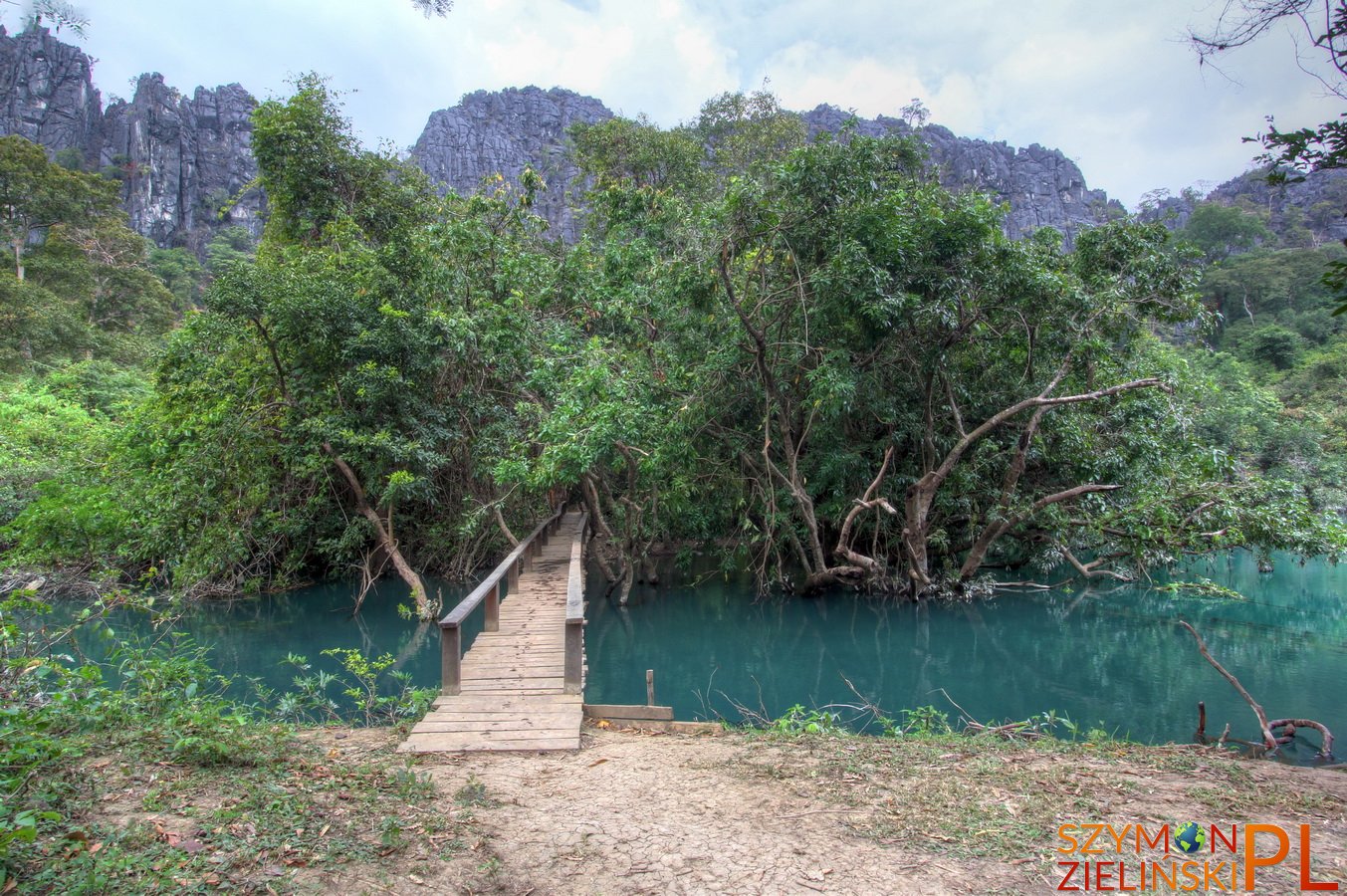 Tha Khaek Loop, Laos - Day 4 - Khoung Kong Leng lake (Evening Gong lake)