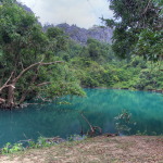 Tha Khaek Loop, Laos - Day 4 - Khoung Kong Leng lake (Evening Gong lake)