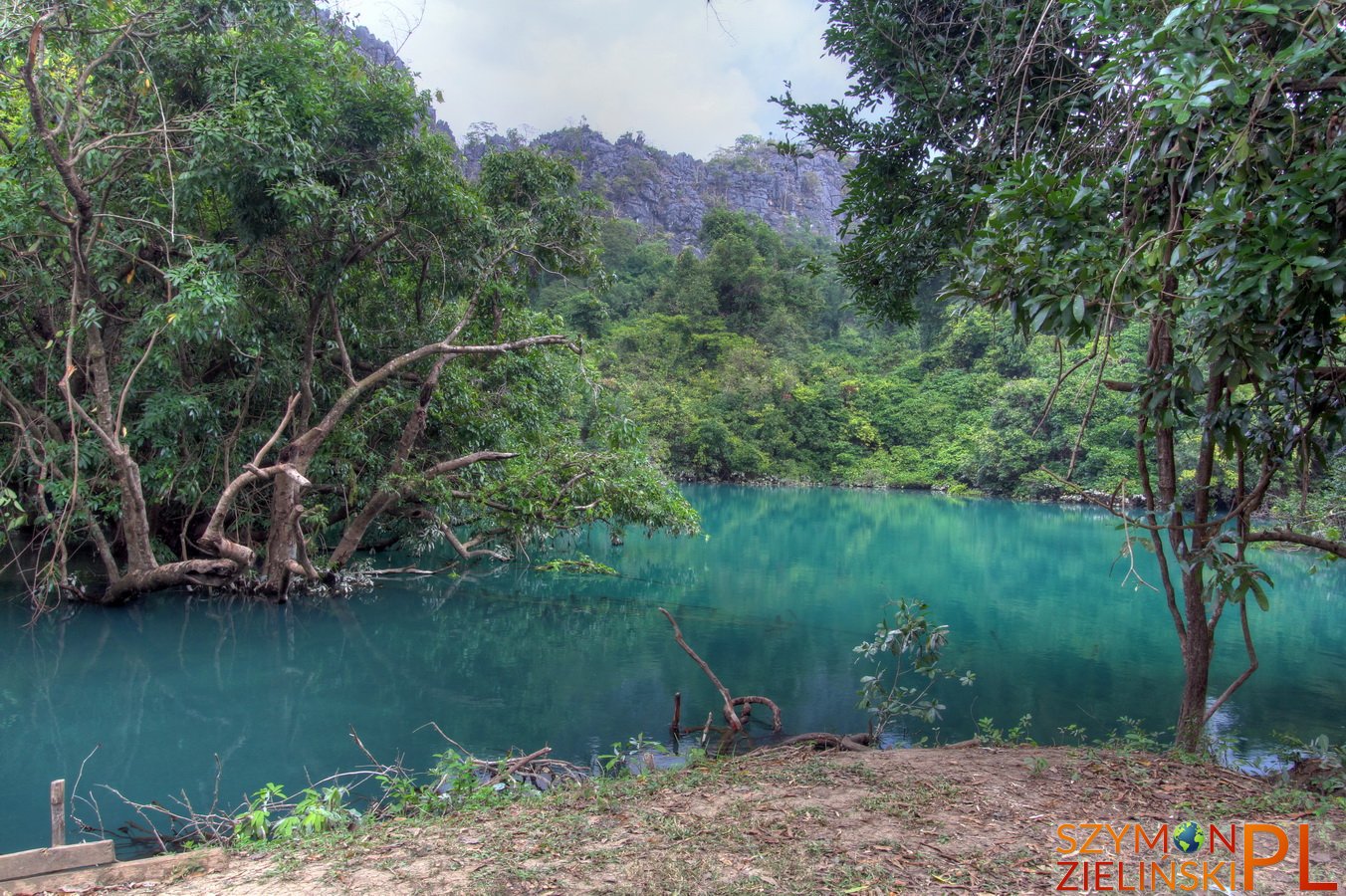 Tha Khaek Loop, Laos - Day 4 - Khoung Kong Leng lake (Evening Gong lake)