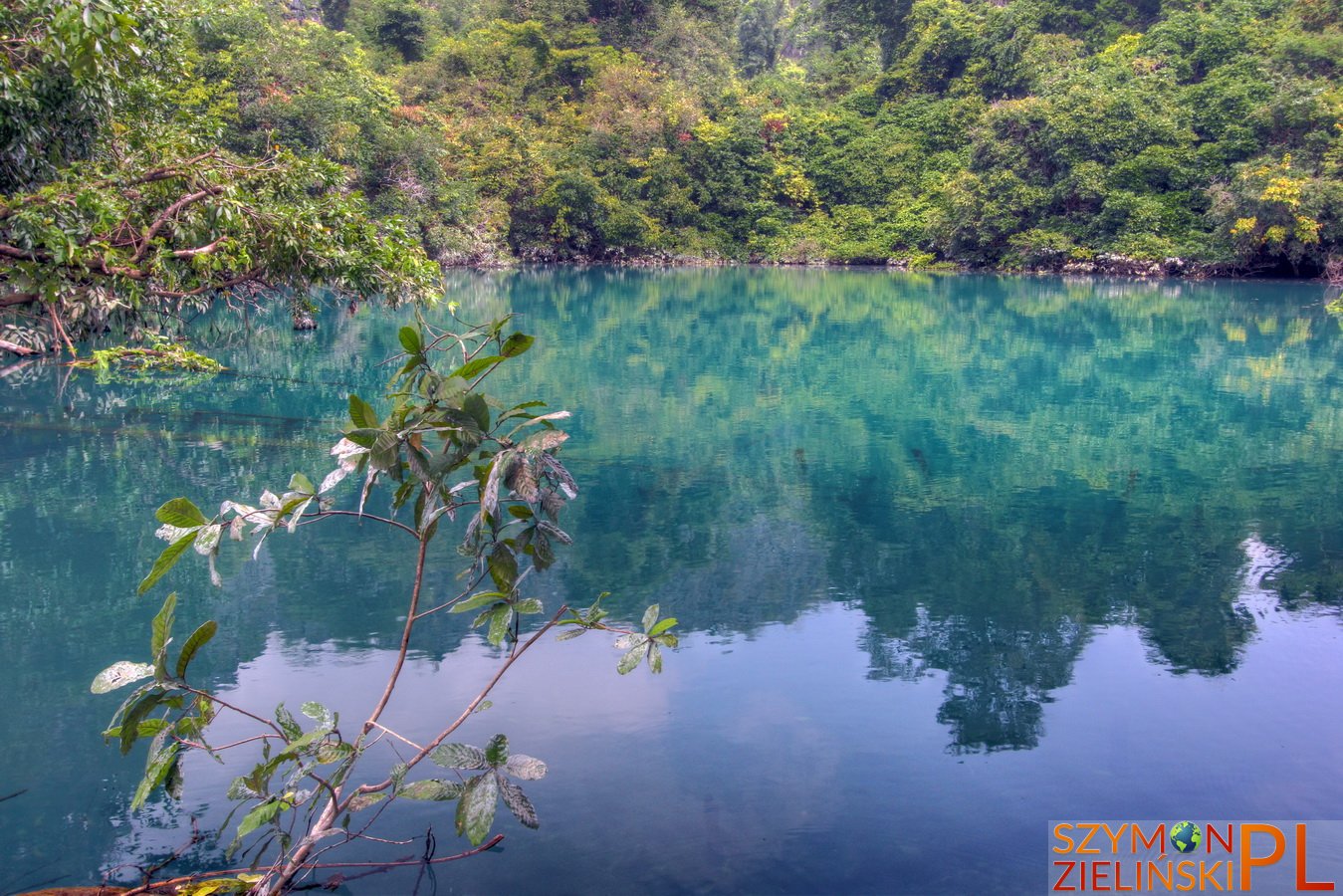 Tha Khaek Loop, Laos - Day 4 - Khoung Kong Leng lake (Evening Gong lake)