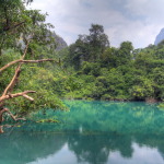 Tha Khaek Loop, Laos - Day 4 - Khoung Kong Leng lake (Evening Gong lake)