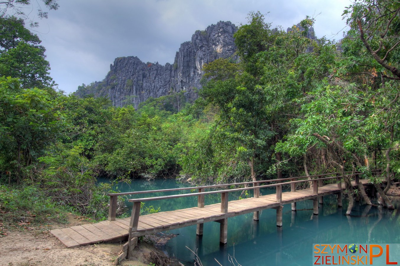 Tha Khaek Loop, Laos - Day 4 - Khoung Kong Leng lake (Evening Gong lake)