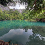 Tha Khaek Loop, Laos - Day 4 - Khoung Kong Leng lake (Evening Gong lake)