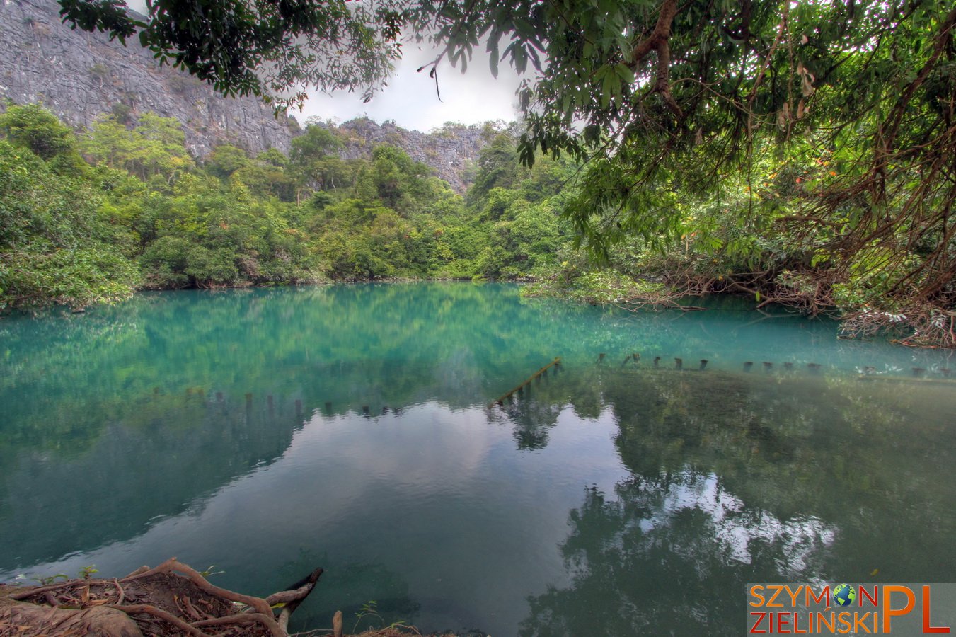 Tha Khaek Loop, Laos - Day 4 - Khoung Kong Leng lake (Evening Gong lake)