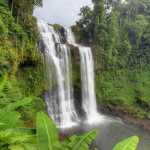 Bolaven Plateau, Laos - Pakse to Sekong - Beautiful waterfalls and coffee plantations